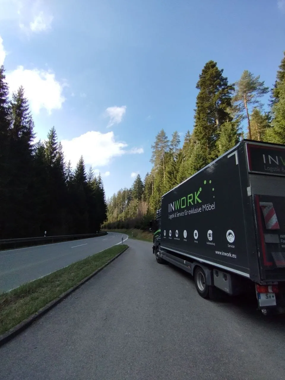 LKW für Einlagerung